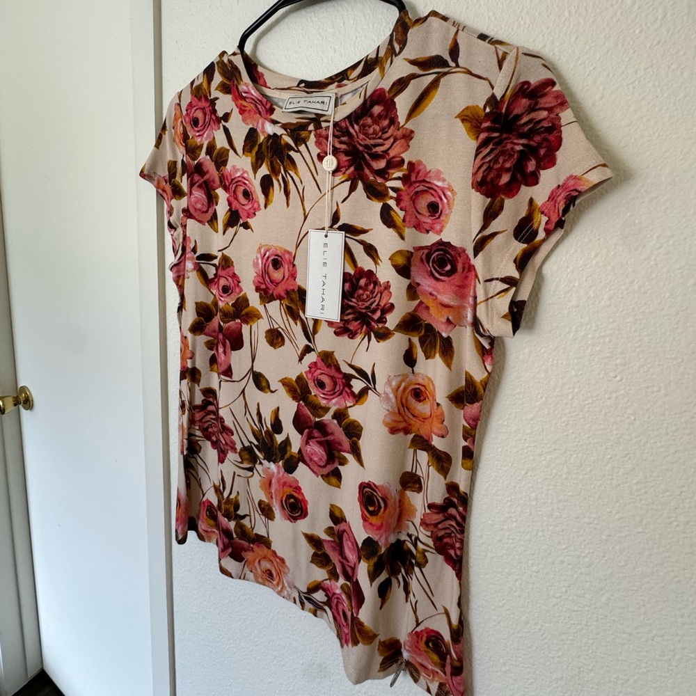 NWT Super Soft Multicolored Floral T-Shirt